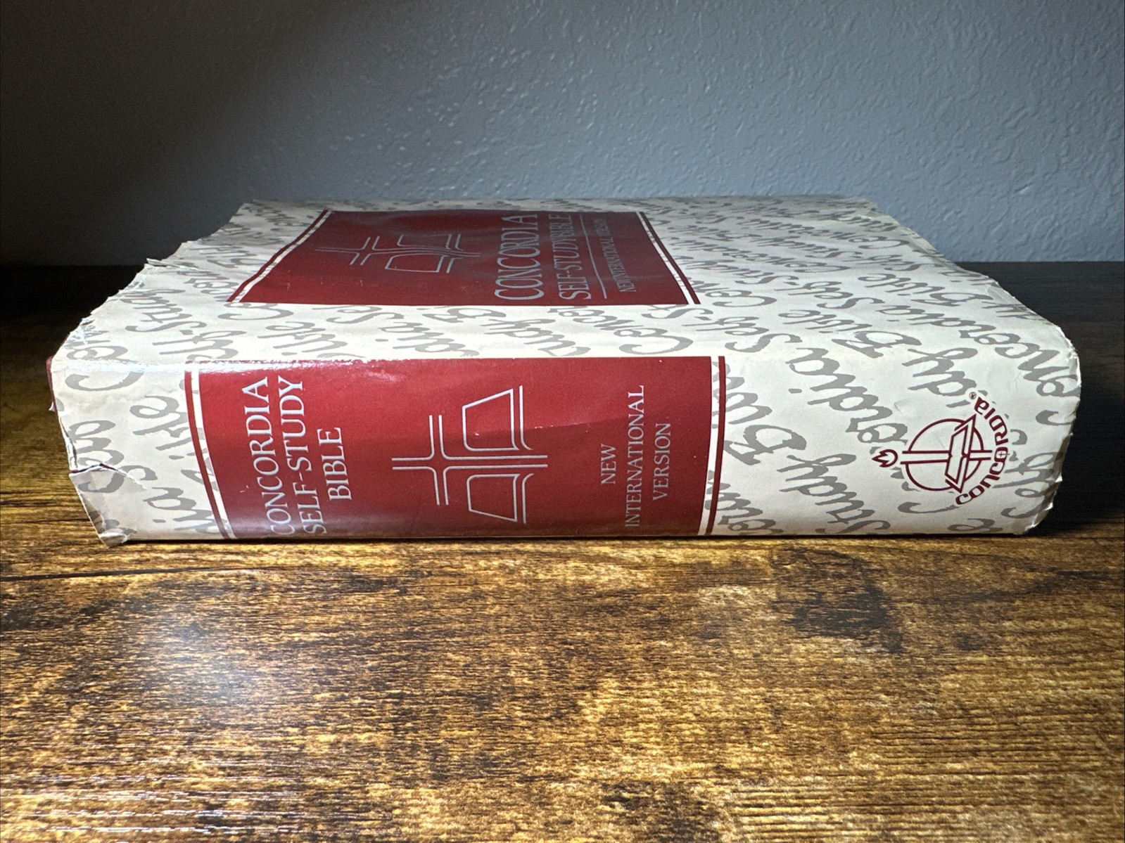 Concordia Self-Study Bible NIV HC / DJ Red Letter 1986 New International Version
