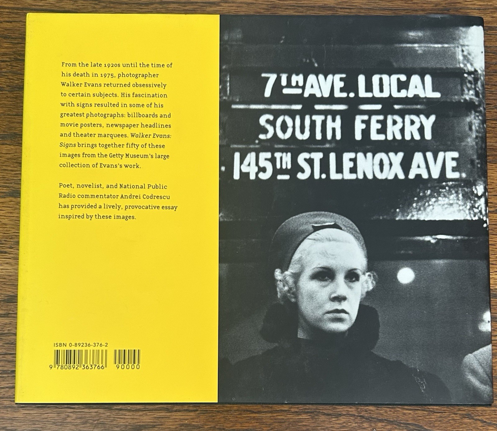 Walker Evans: Signs by Andrei Codrescu (1998, Trade Paperback)