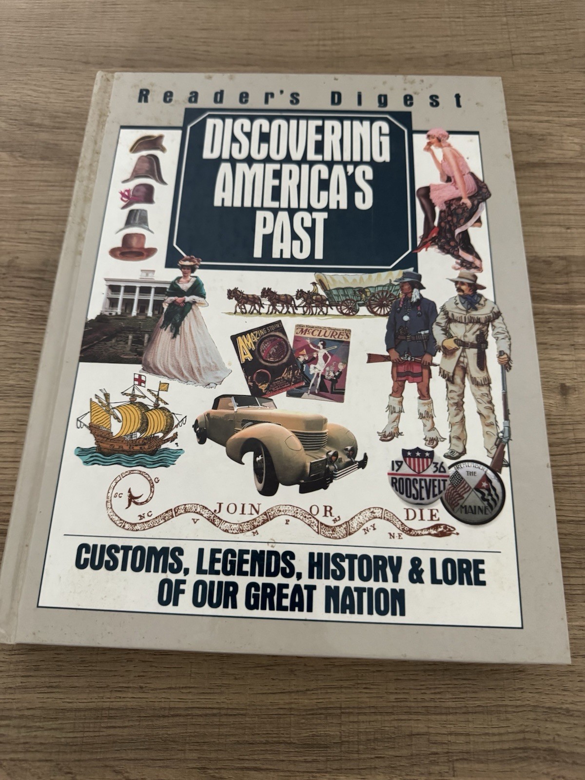 Discovering America’s Past History by Reader’s Digest Editors (1993, Hardcover)
