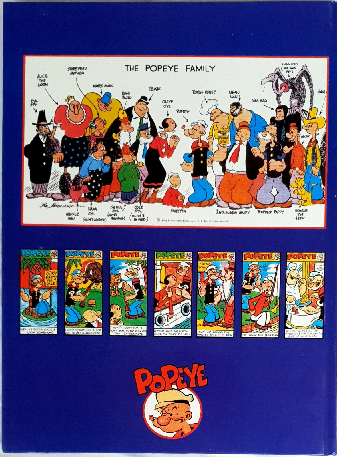 POPEYE: 60th Anniversary Collection E. C. Segar – 1995 Hardcover Mike Higgs