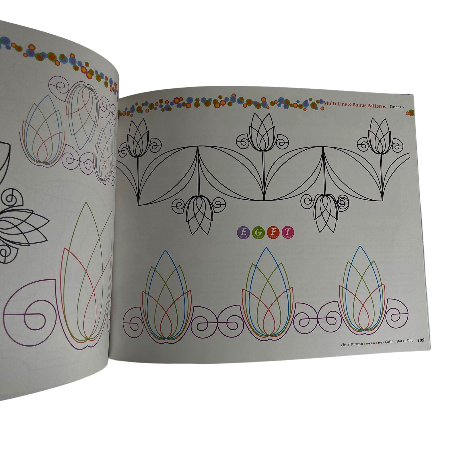Lot 2 AQS Bundle: Quilting Dot-to-Dot, Adaptable Quilting Designs -DETAILS BELOW