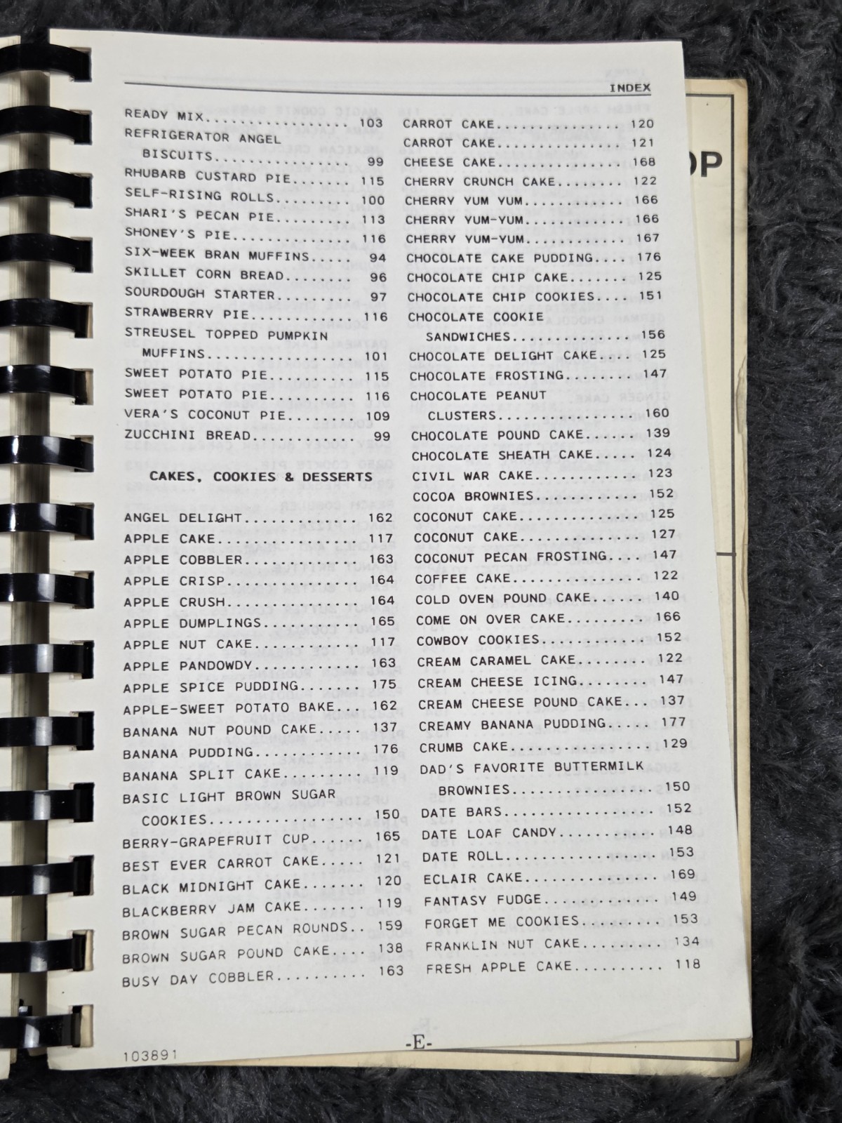 Ladies Auxiliary To V.F.W. Hiddenite, North Carolina Cookbook 1991 Post 10000