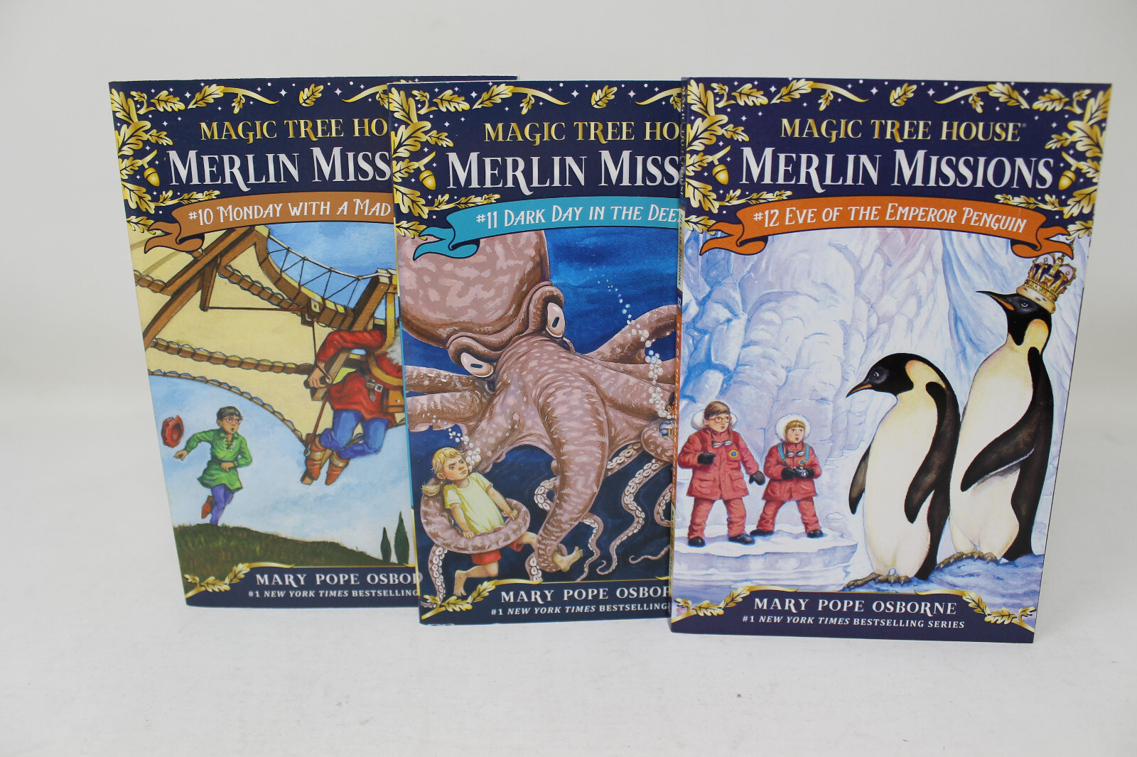 Magic Treehouse MERLIN MISSIONS Youth Series by Mary Pope Osborne Set 10-12 NEW!