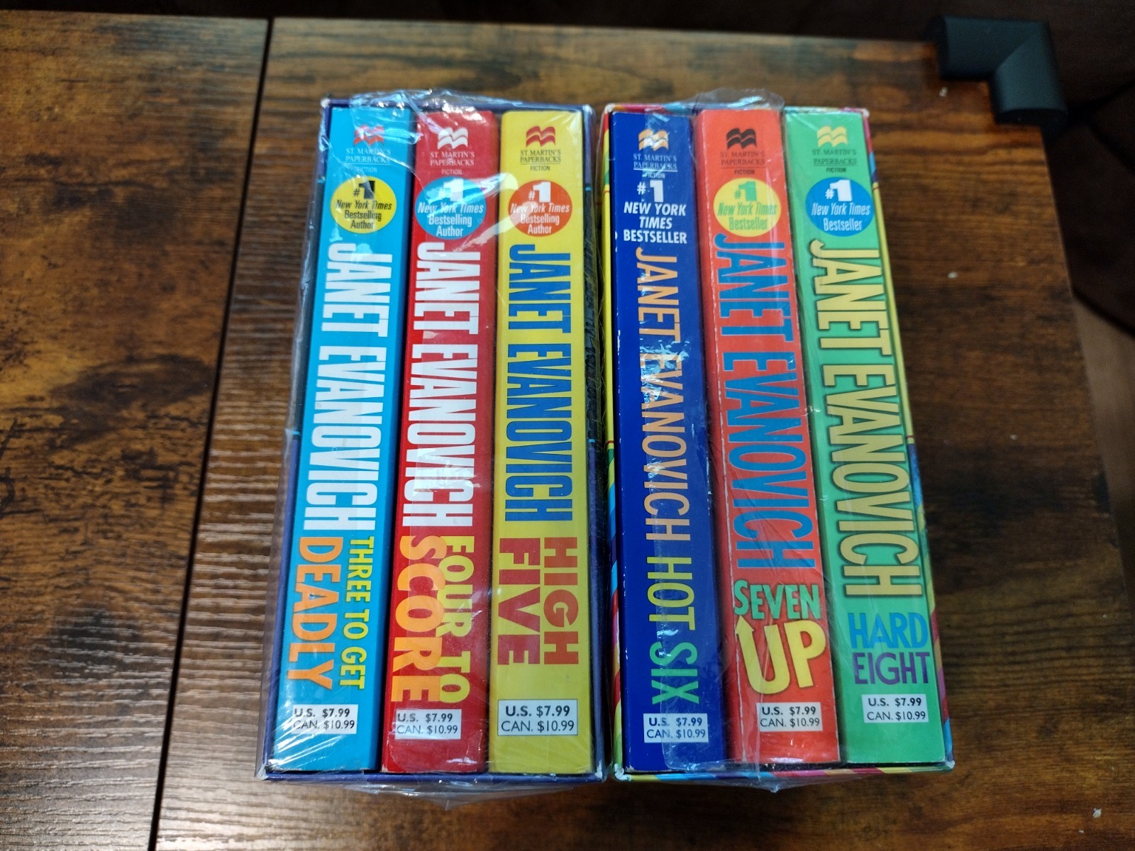 LOT OF 6 Janet Evanovich Stephanie Plum Novels Vol. 2 & 3, Books 3-8 Brand New
