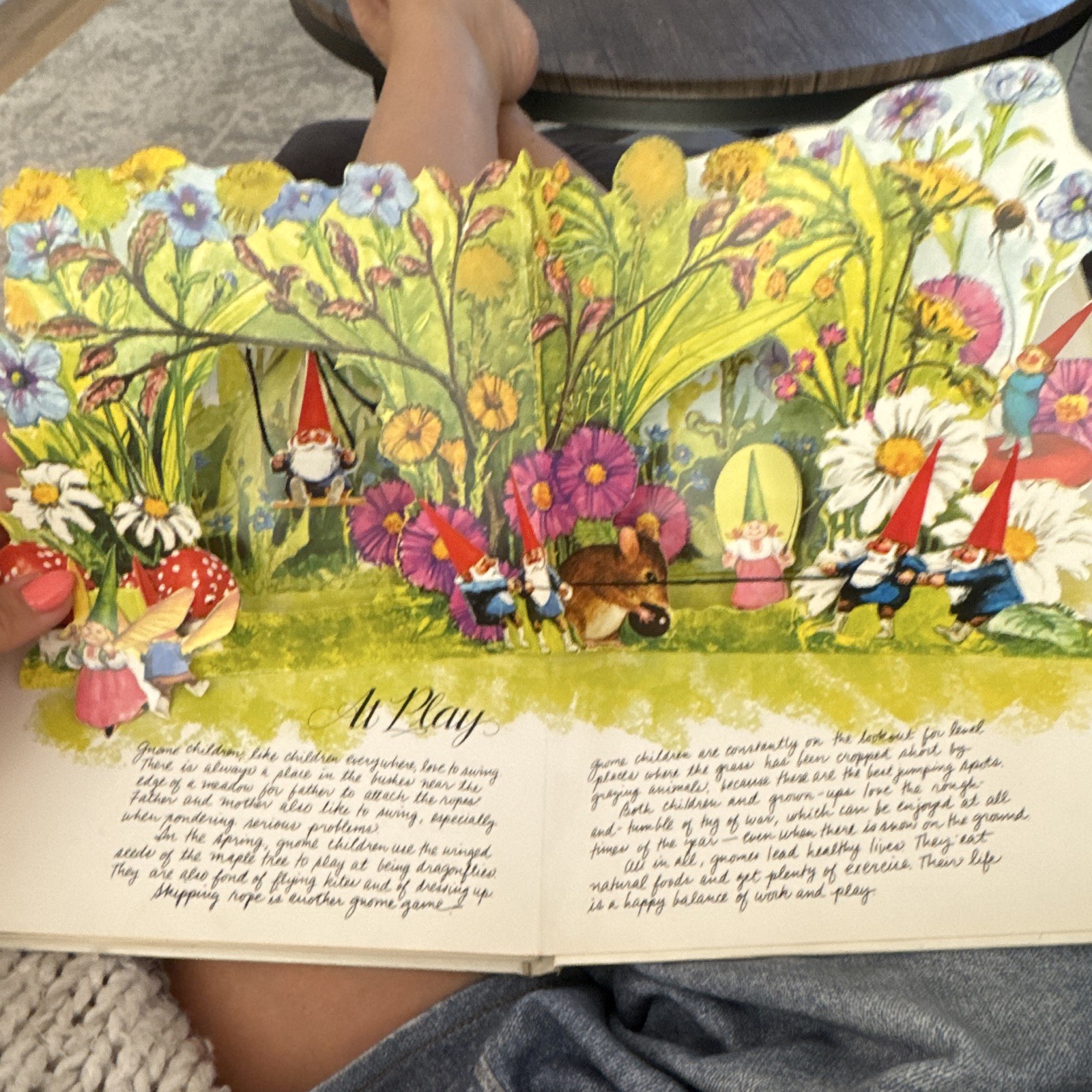 Harry N. Abrams The Pop-Up Book of Gnomes Pop-Up Illustrated Hardcover 1979