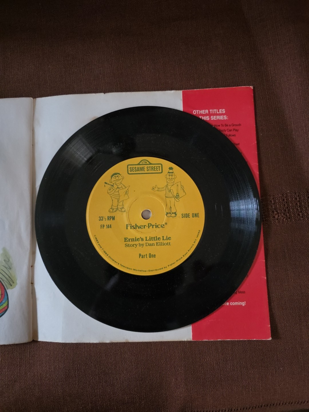 Ernie’s Little Lie – 1983 CTW Sesame Street – Look Listen & Learn by Dan Elliott