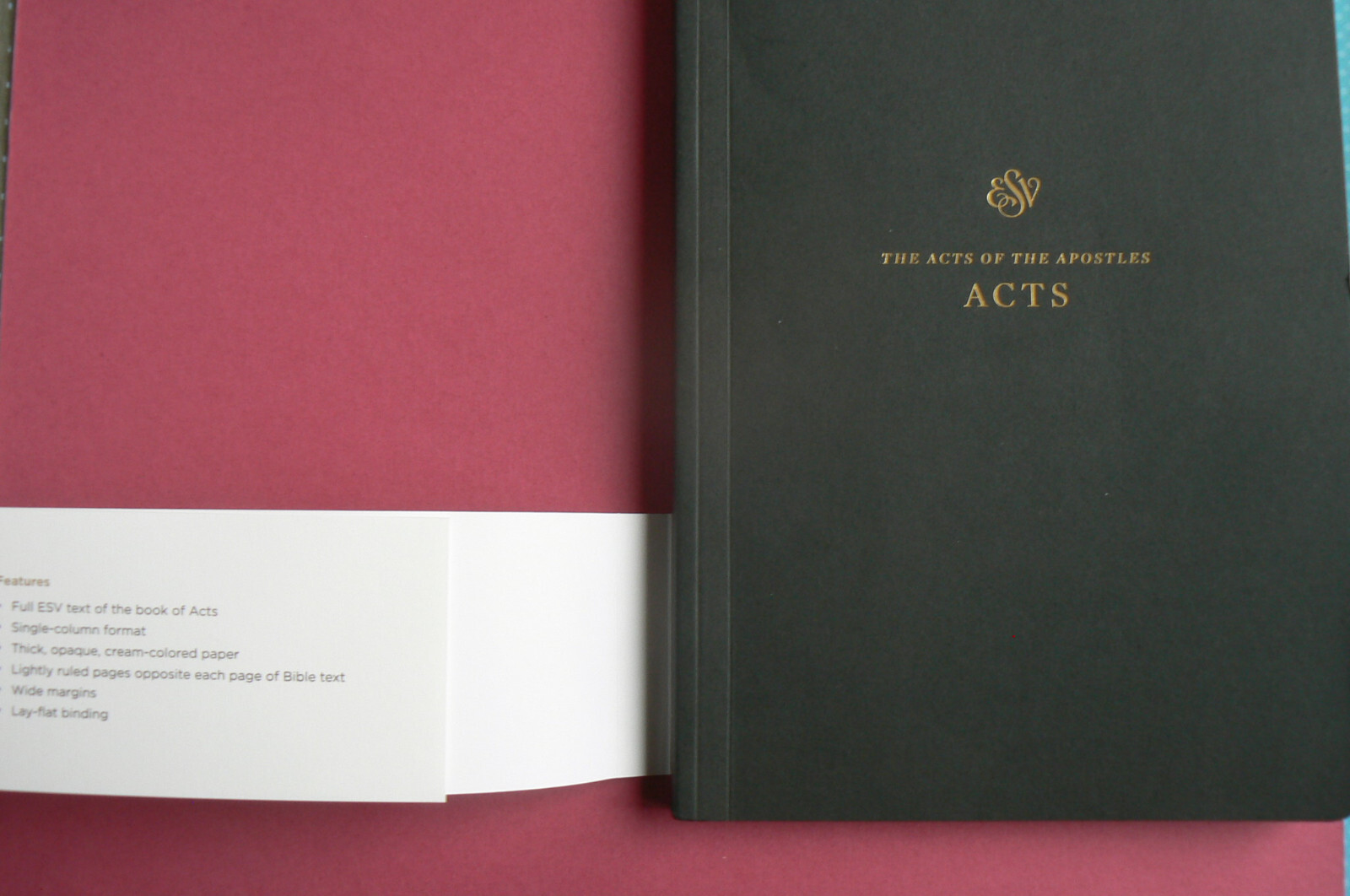 ESV English Standard Version ACTS Scripture Journal,Gift Quality,Truth for Life