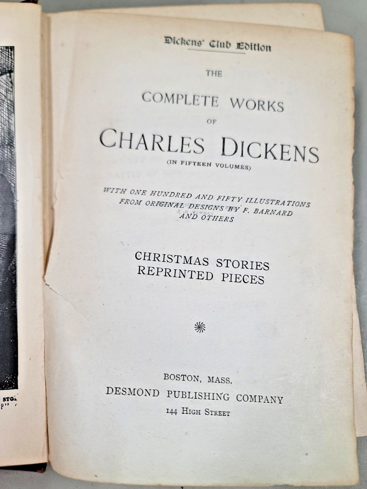 The Works of Charles Dickens 14/15 Volumes, 1902-1906, Club Edition Illustrated