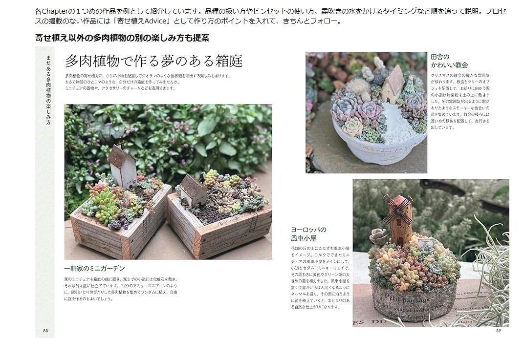 Flowerlike Succulent Arrangement Book Succulents Japanese Gardening Guide