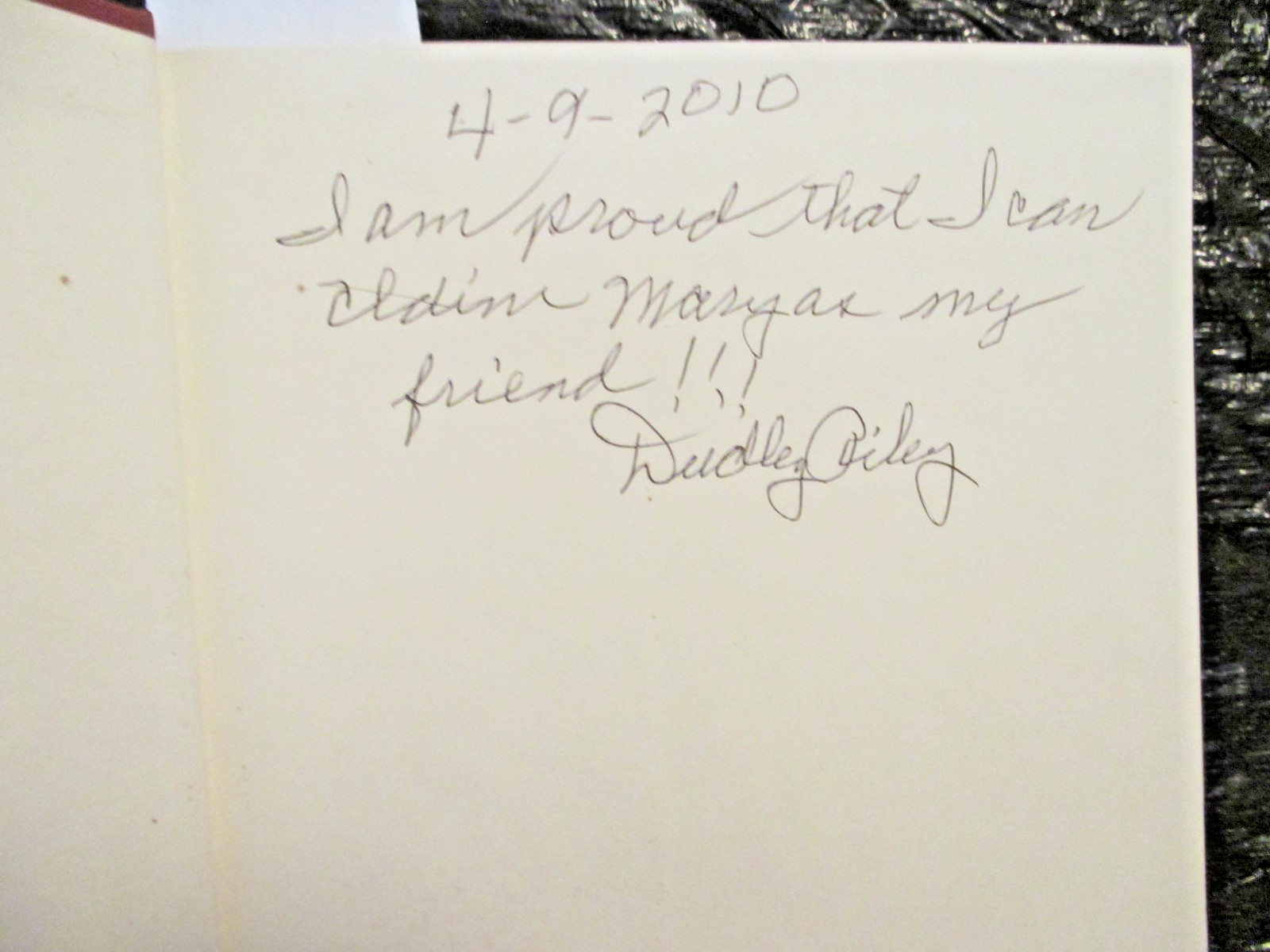 FARM BOY, SOLDIER, DADDY BY DUDLEY RILEY. SIGNED.