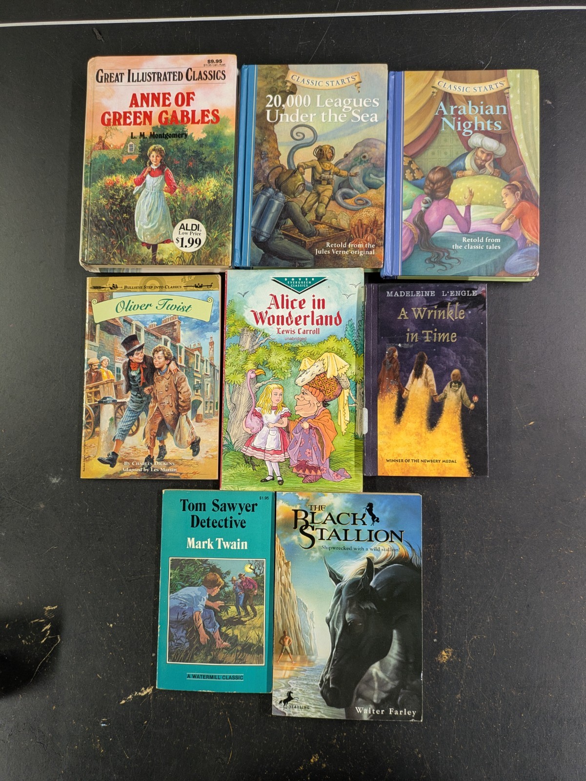 Lot Of 8 Children’s Classics Books – HC & PB – Great Assortment!