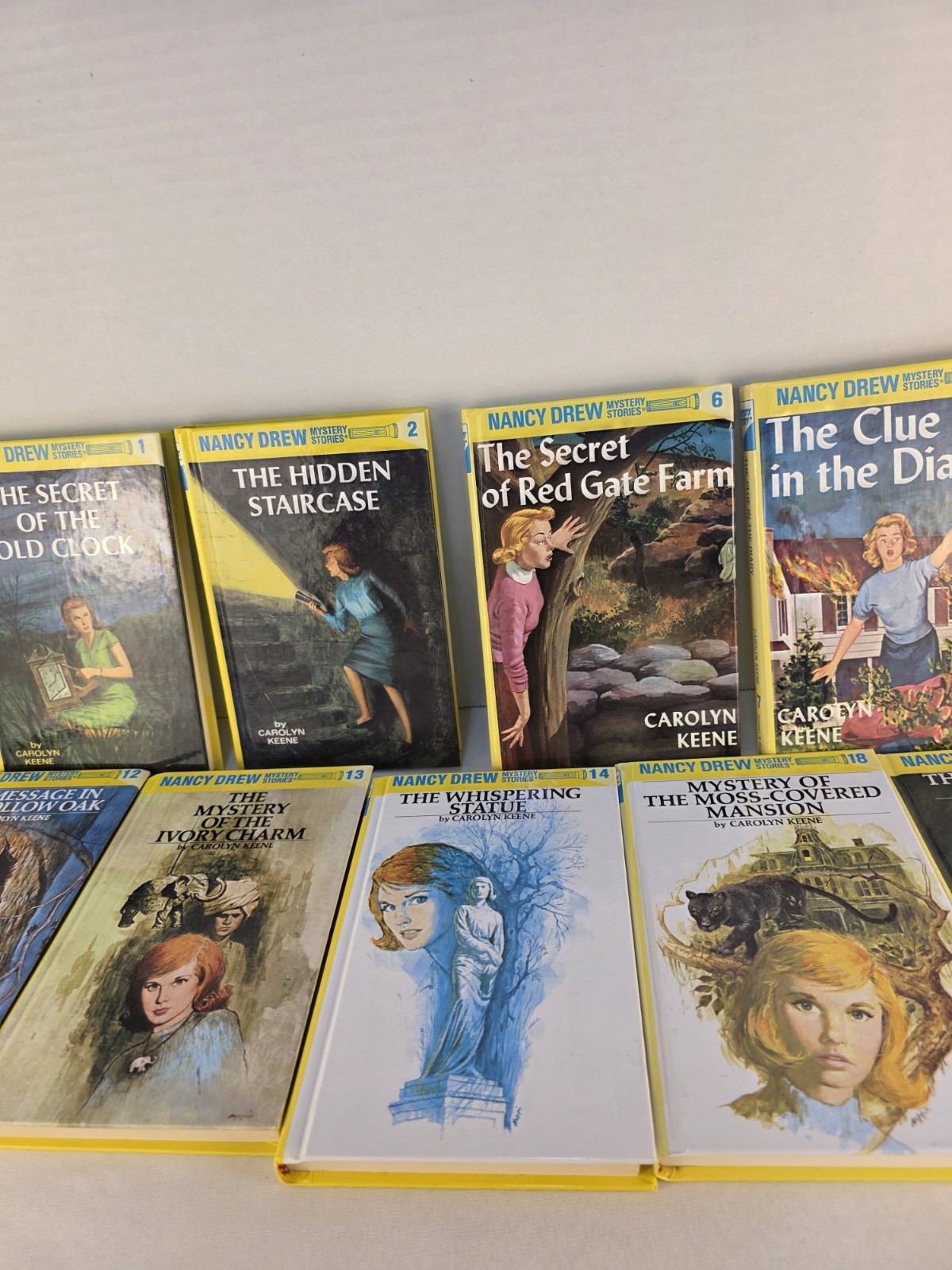 Vintage Nancy Drew Hardback Book Lot Of 9-1990’s/2000s Mystery Juvenile Fiction