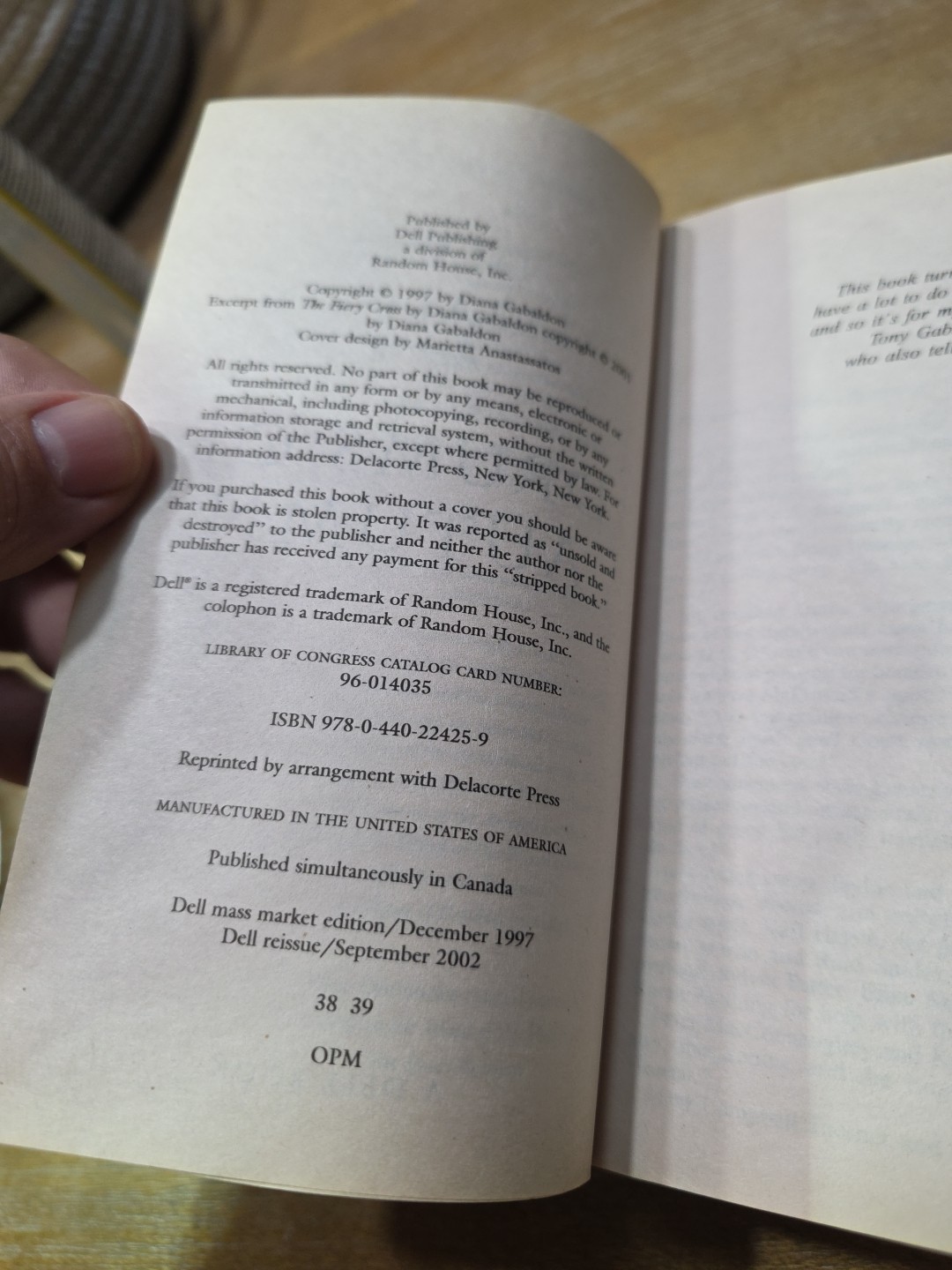 Drums of Autumn, Diana Gabaldon, 1997, Mass Market