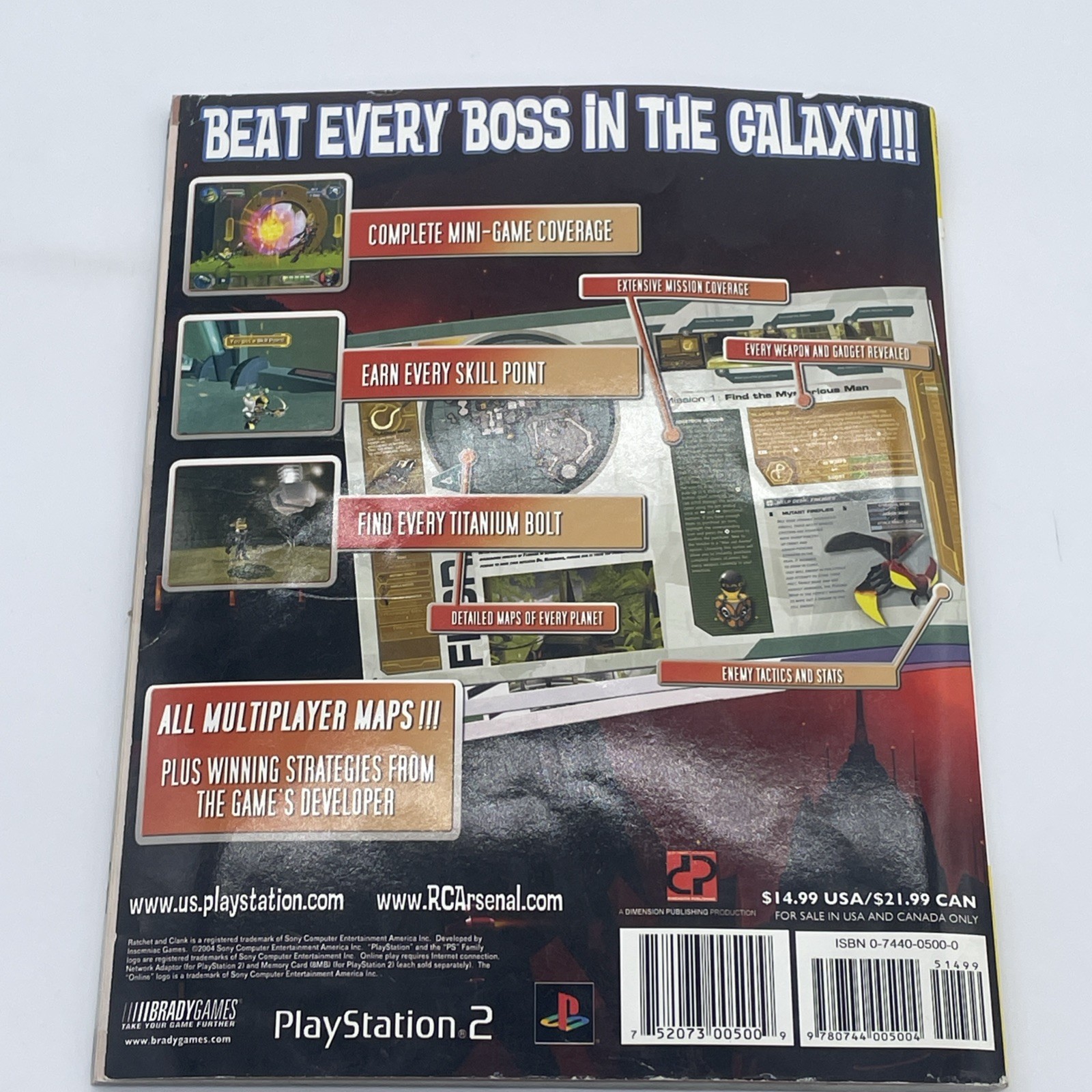 Ratchet and Clank Up Your Arsenal Strategy Guide by Brady Games