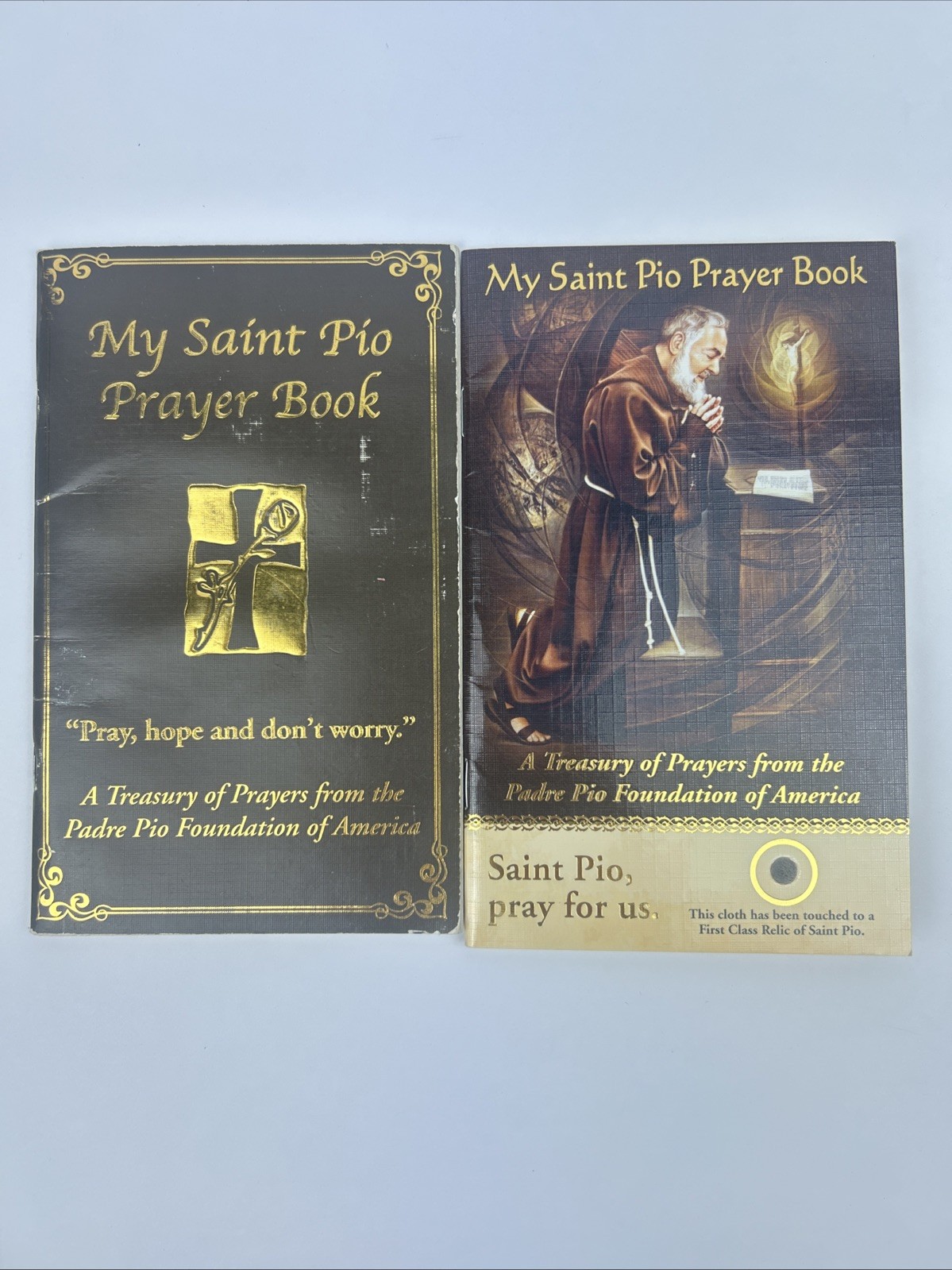 Vintage Lot Of 2 My Saint Pio Prayer Book Prayers from Padre Pio Foundation