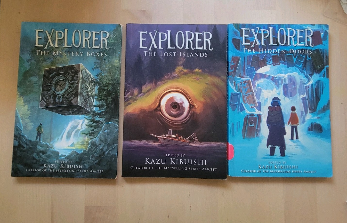 Lot Of 3 Explorer Books By Kazu Kibuishi Very Good Condition