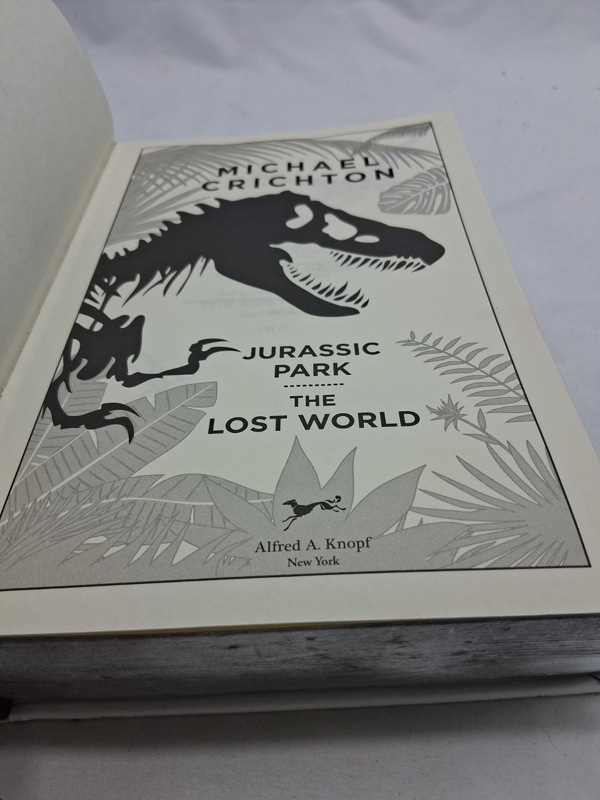 Jurassic Park & The Lost World – Hardcover Leather Bound (Barnes and Noble)