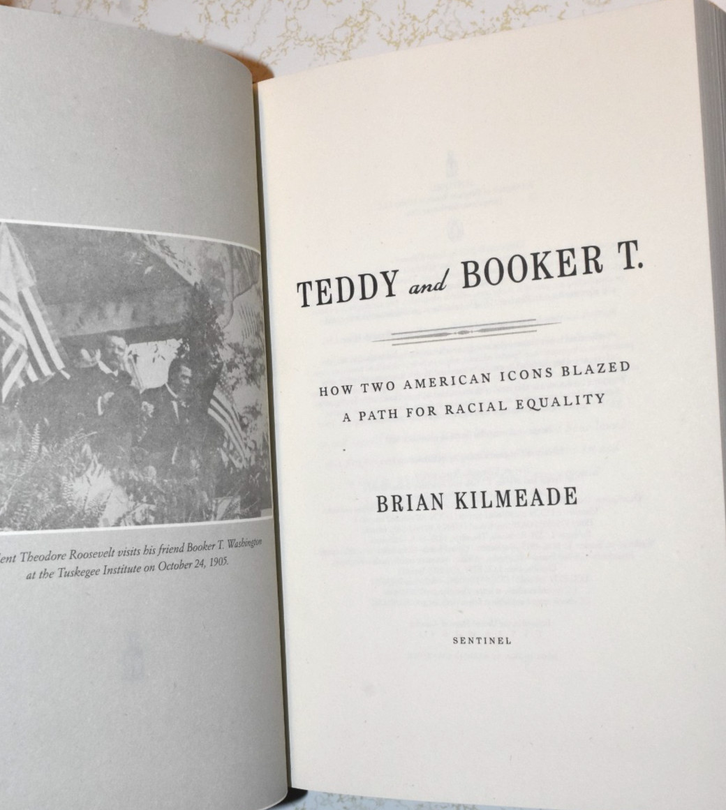 HARD COVER BOOK “TEDDY and BOOKER T. (Washington)” 350 Pages, Brand New (c) 2023
