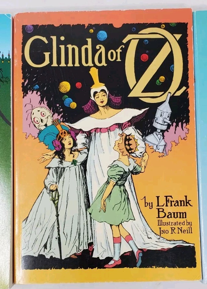 Lot Of 3 OZ Books Emerald City Lost Princess Glinda By Frank L. Baum Soft Cover