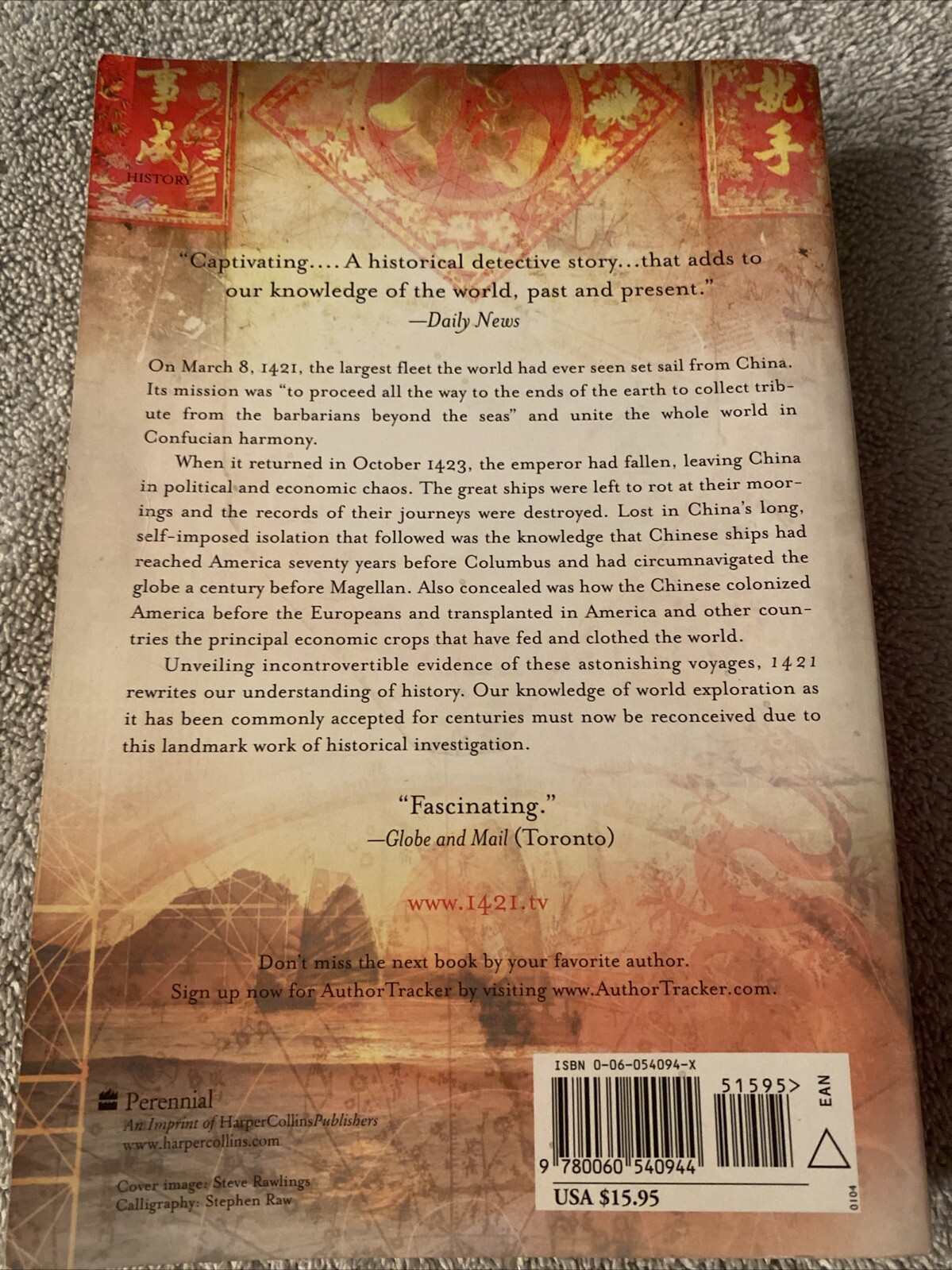 1421: The Year China Discovered America; Paperback Gavin Menzies 2003