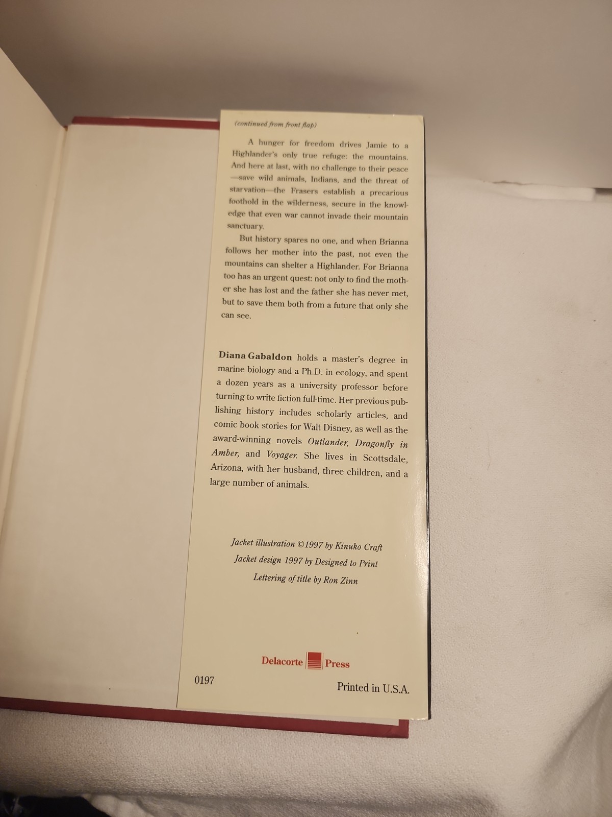 Drums of Autumn (Outlander) – SIGNED 1st Edition 1st Printing