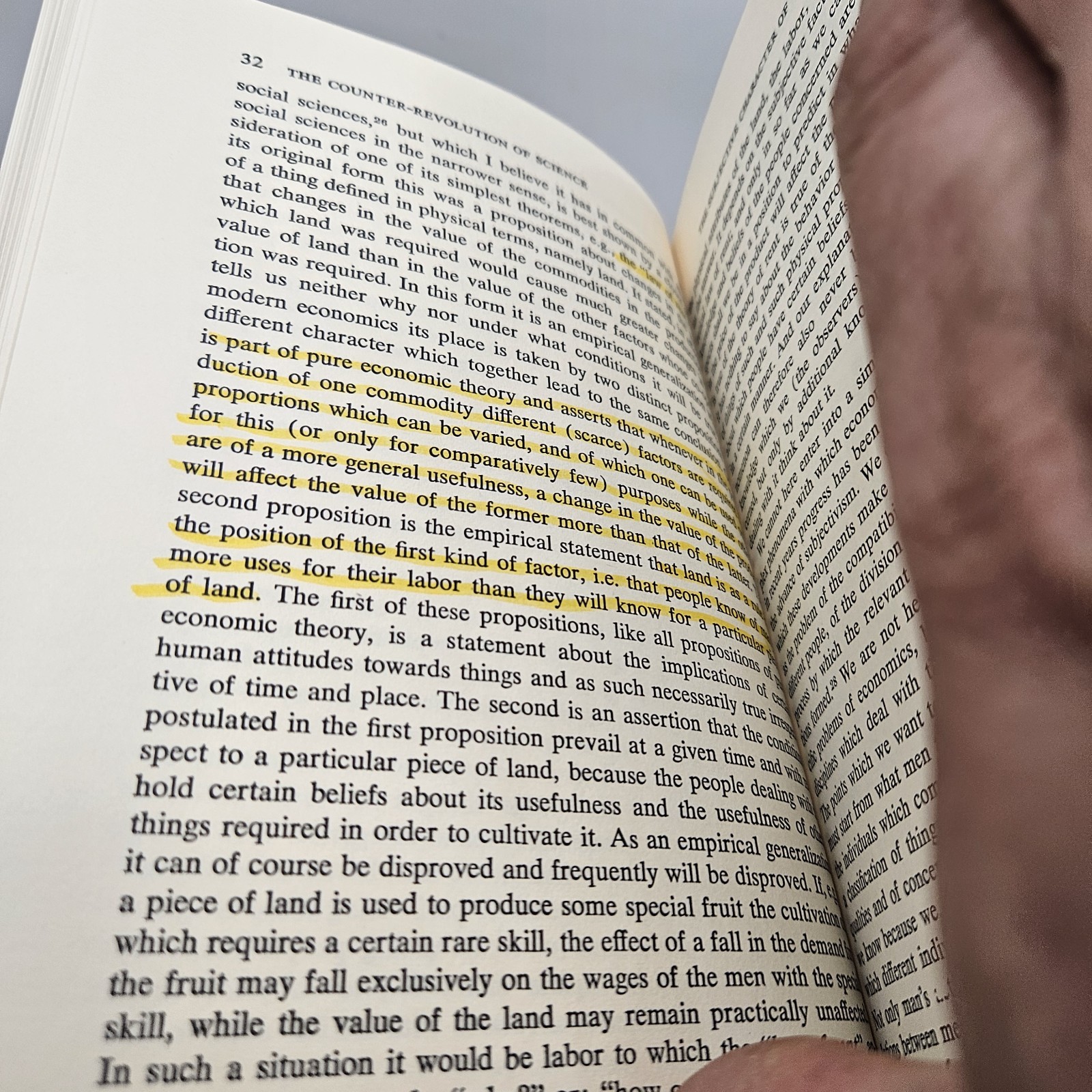 F. A. Hayek The Counter Revolution of Science 1955 HC Book The Free Press