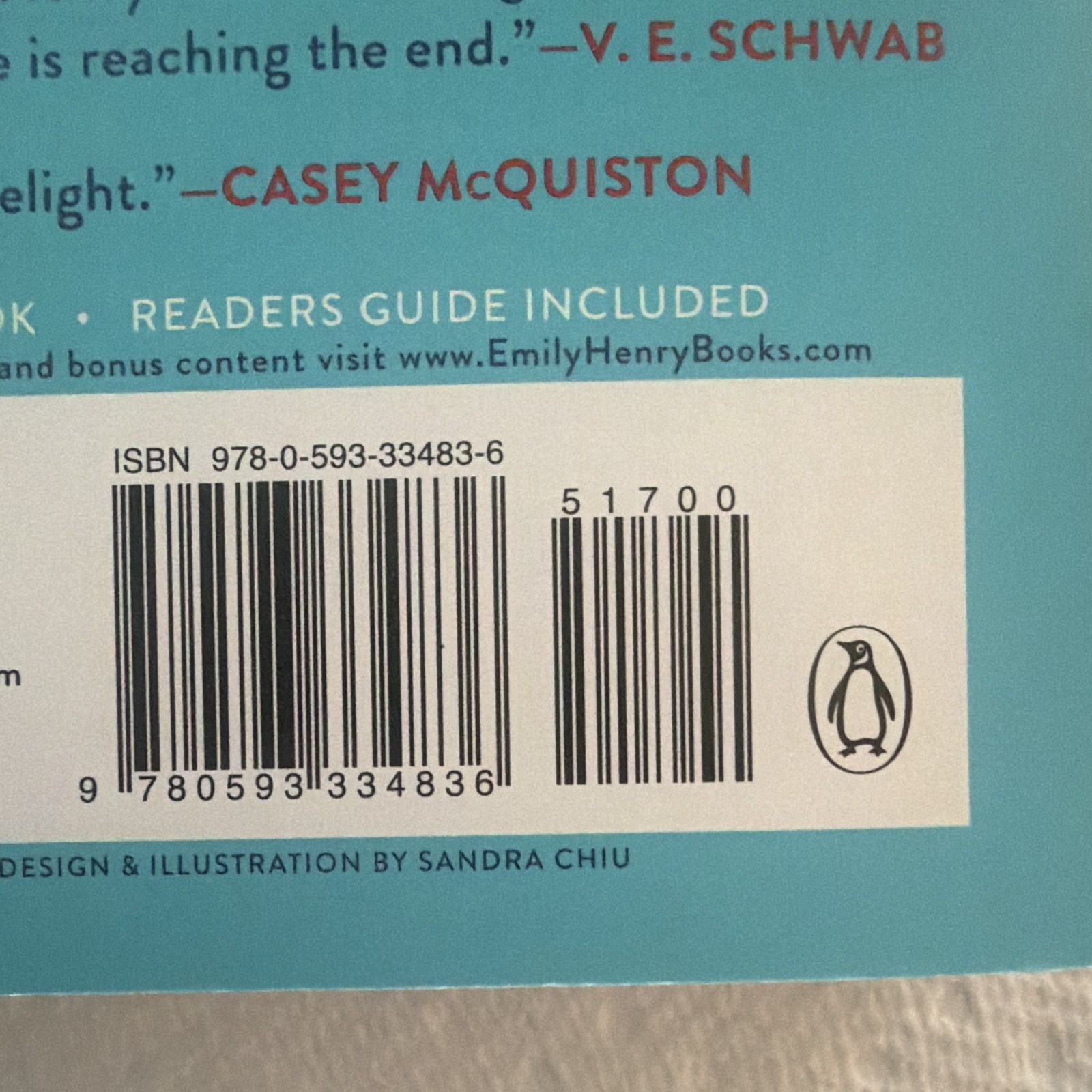 Emily Henry Book Lovers Trade Paperback 2022 Penguin Romance Readers Guide