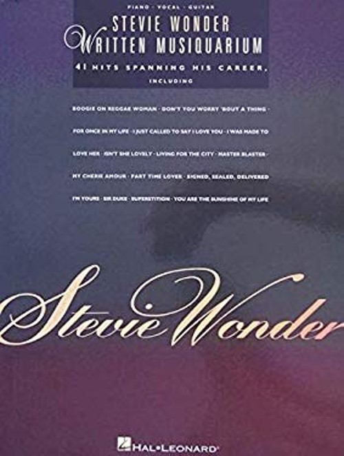 Stevie Wonder – Written Musiquarium Paperback Leonard Hall
