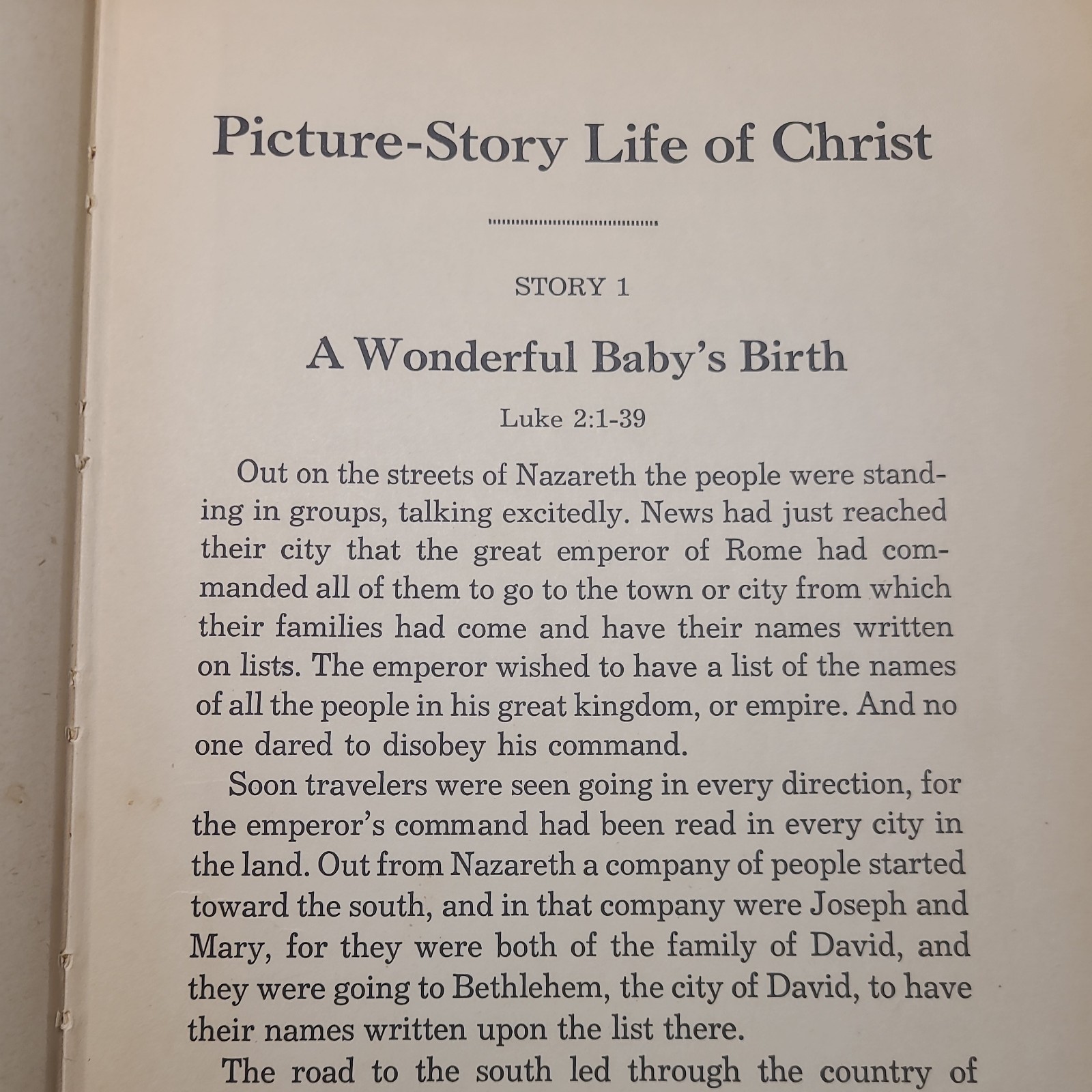 Picture-Story Life of Christ adapted from Egermeier’s Bible Story 1945 Illus