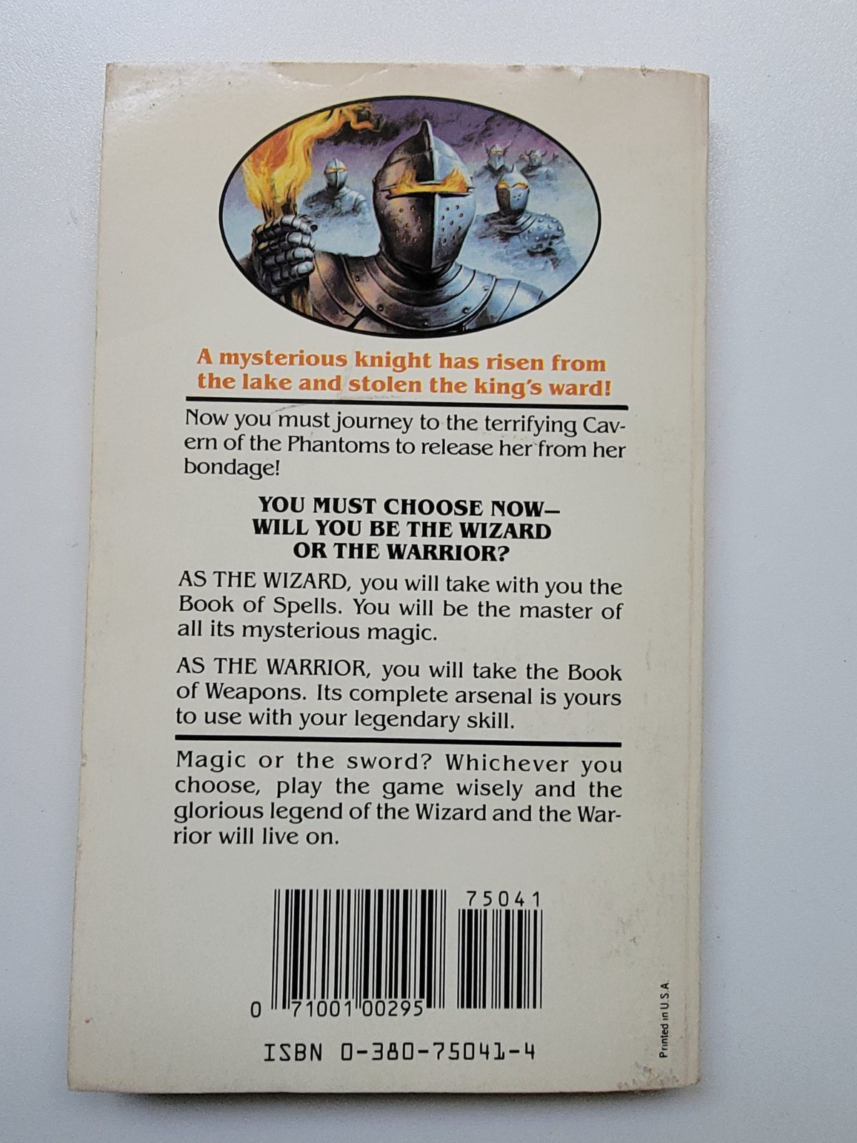 WIZARDS WARRIORS & YOU #13 CAVERN OF THE PHANTOMS R.L. Stine Avon 1st 1986