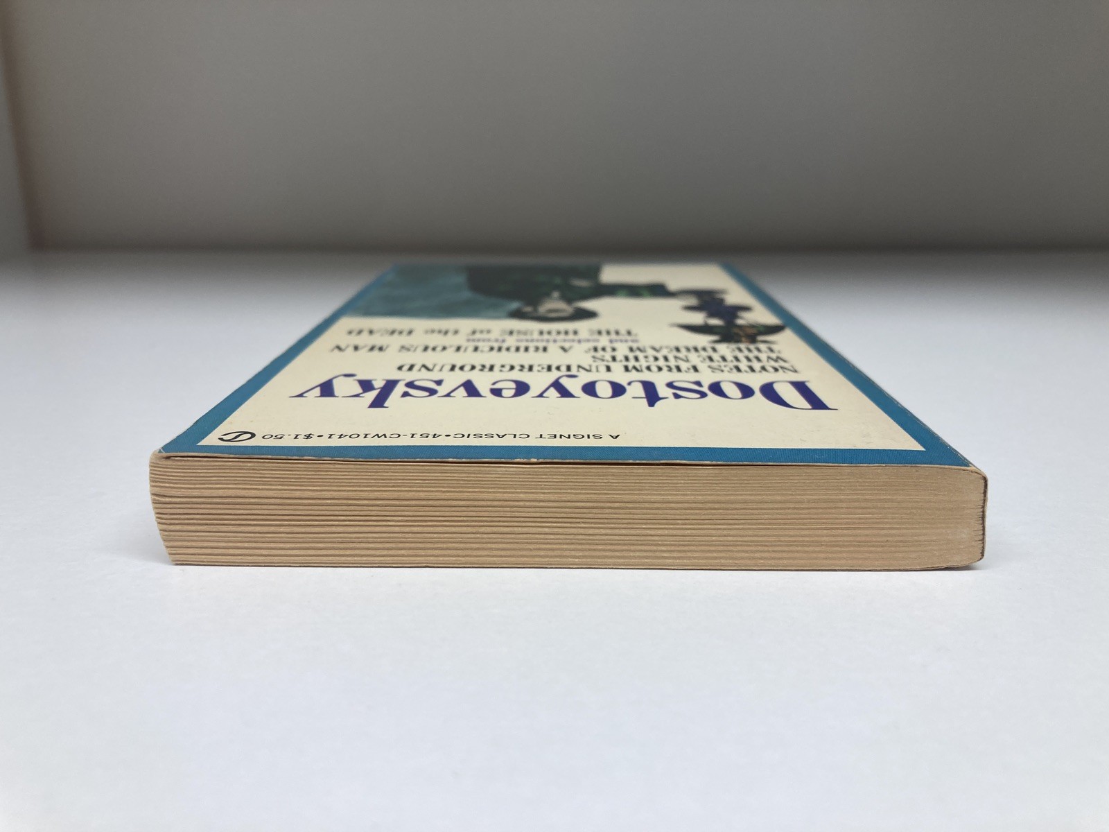 Notes From Underground by Fyodor Dostoyevsky, 1961 Signet Classic Paperback