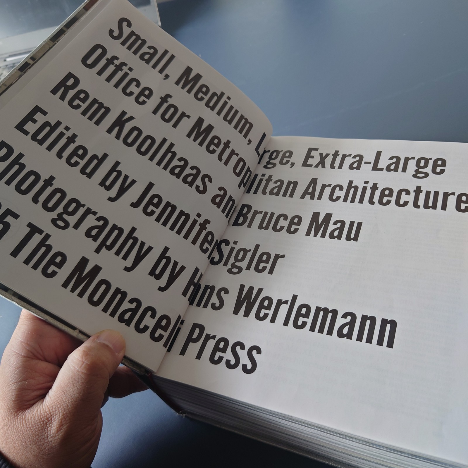 Rem Koolhaas & Bruce Mau – S, M, L, XL