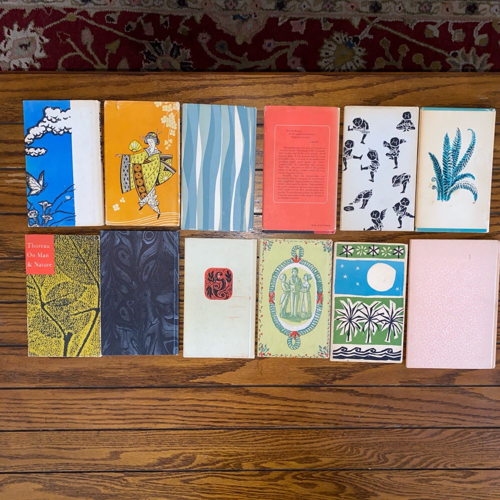 Super Large Lot Of 12 Vintage Peter Pauper Press HCDJ Books