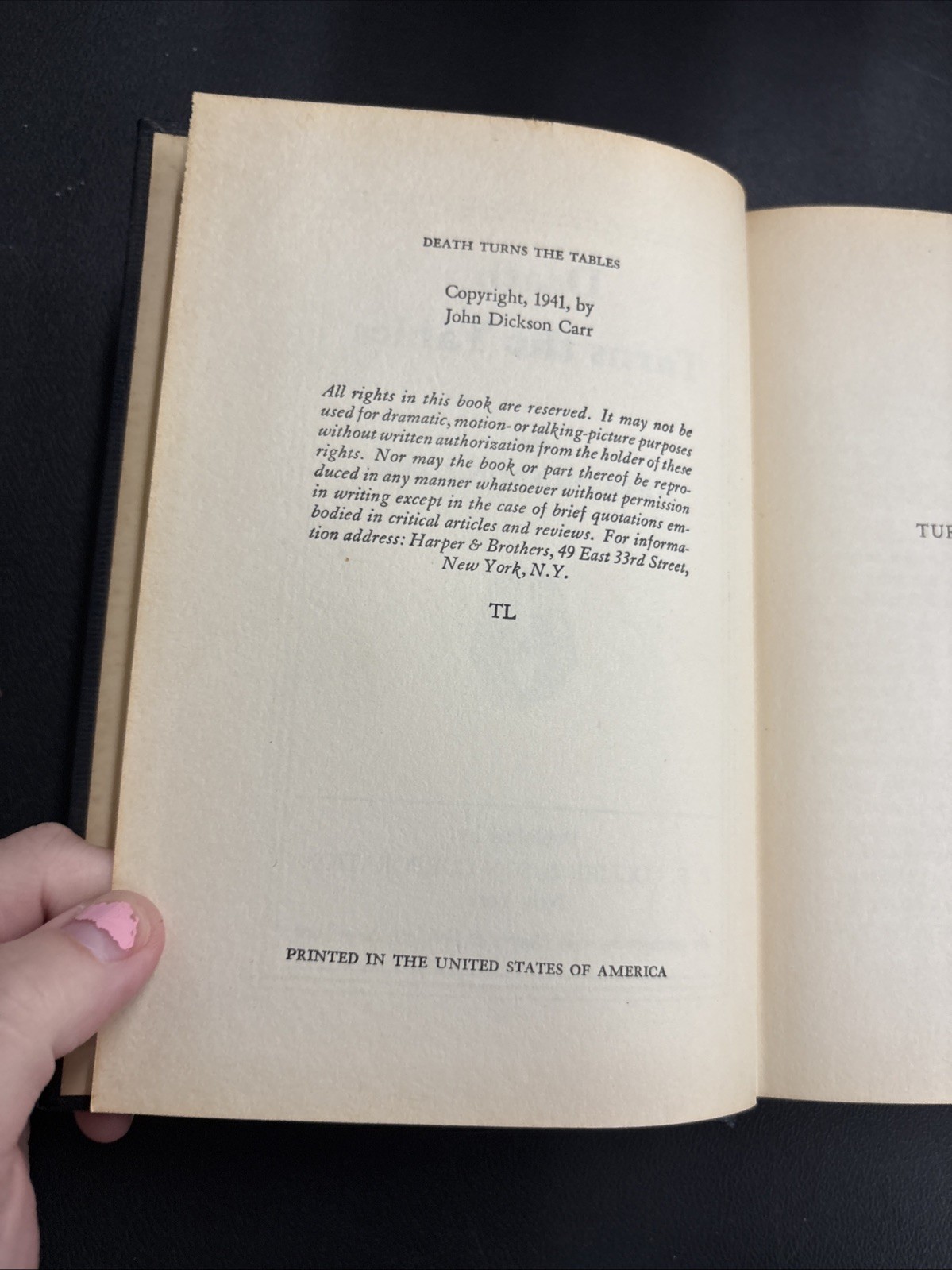 John Dickson Carr P.F. Collier Rare Vintage Skull Cover Edition Lot 1940’s HC