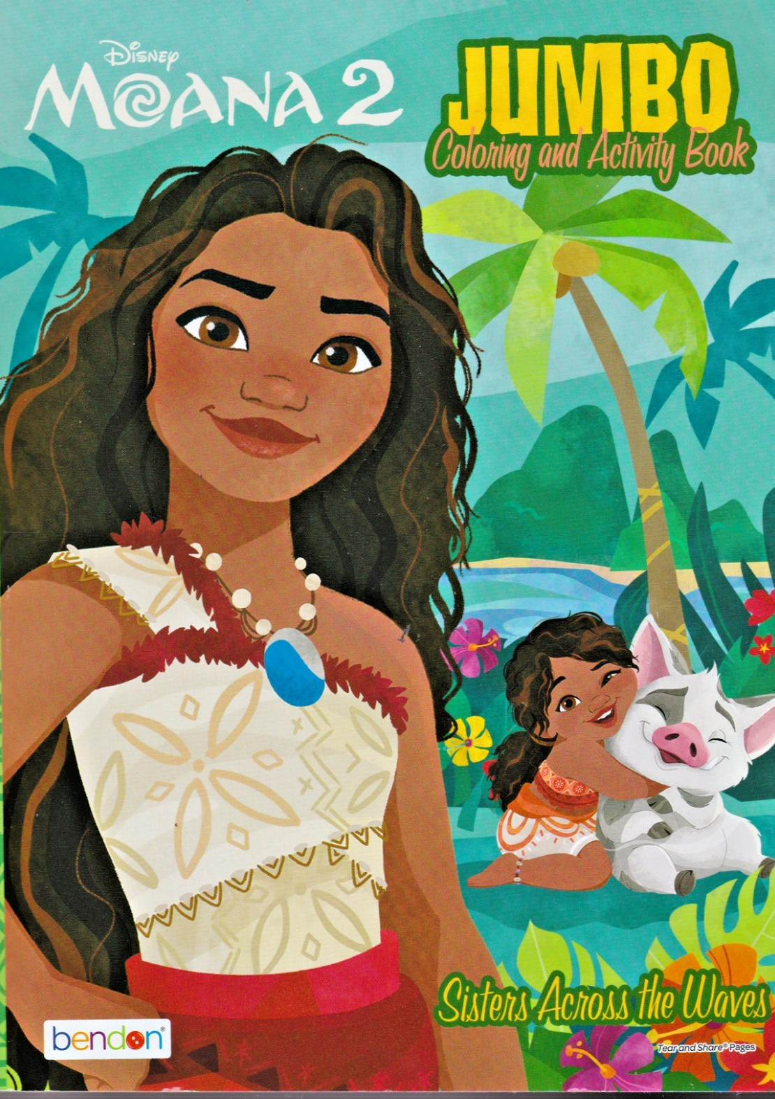 Brand New Disney Moana 2 Activity & Coloring Book kids children