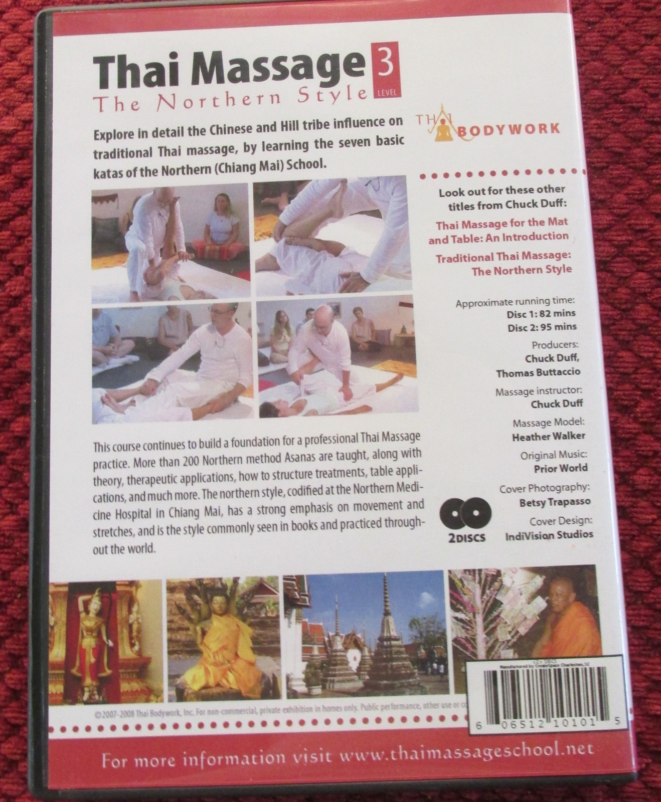 DVD Thai Massage: The Northern Style with Chuck Duff (2 Disc Set) Level 3