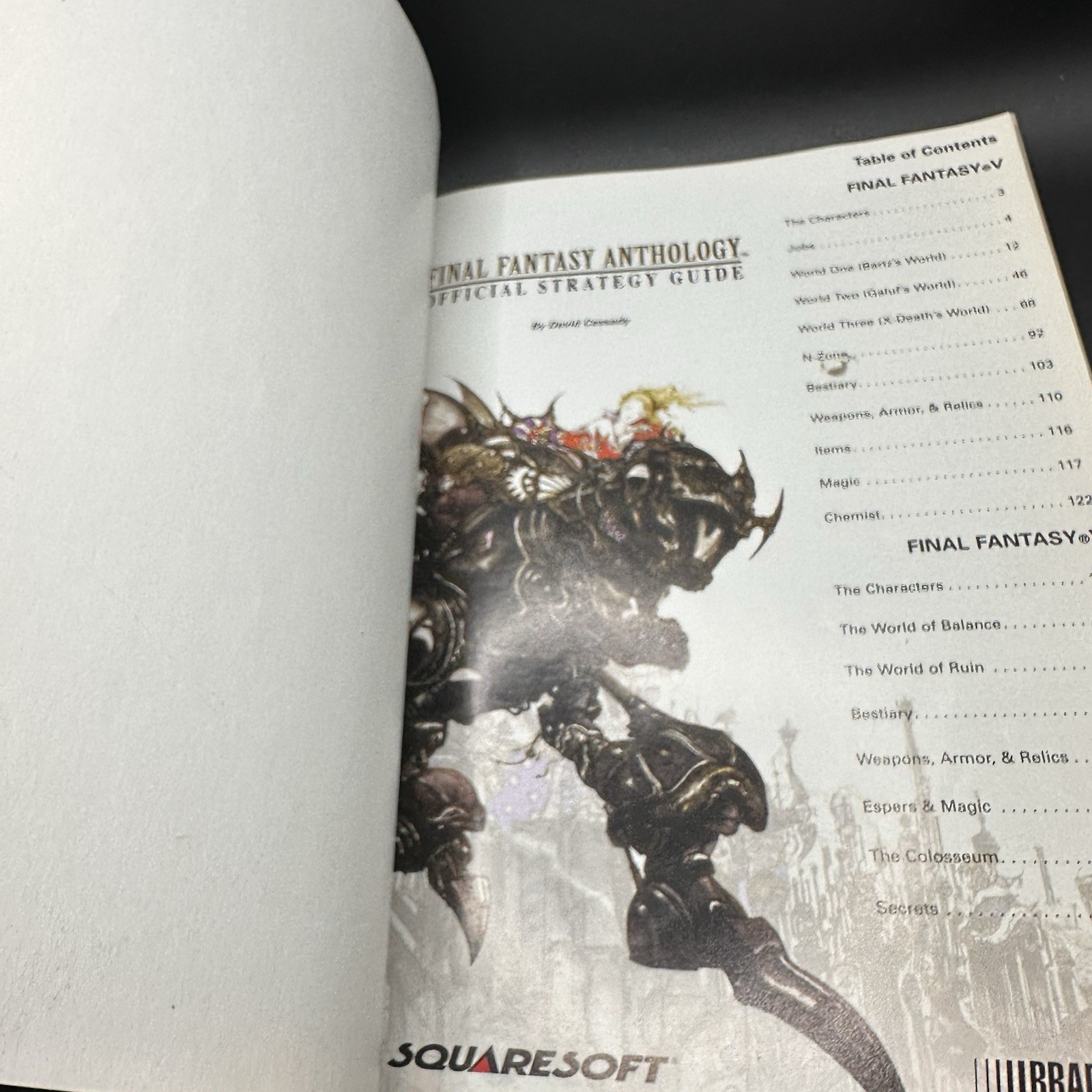 Final Fantasy Anthology Official Walkthrough (Brady Games Strategy Guide 1999)
