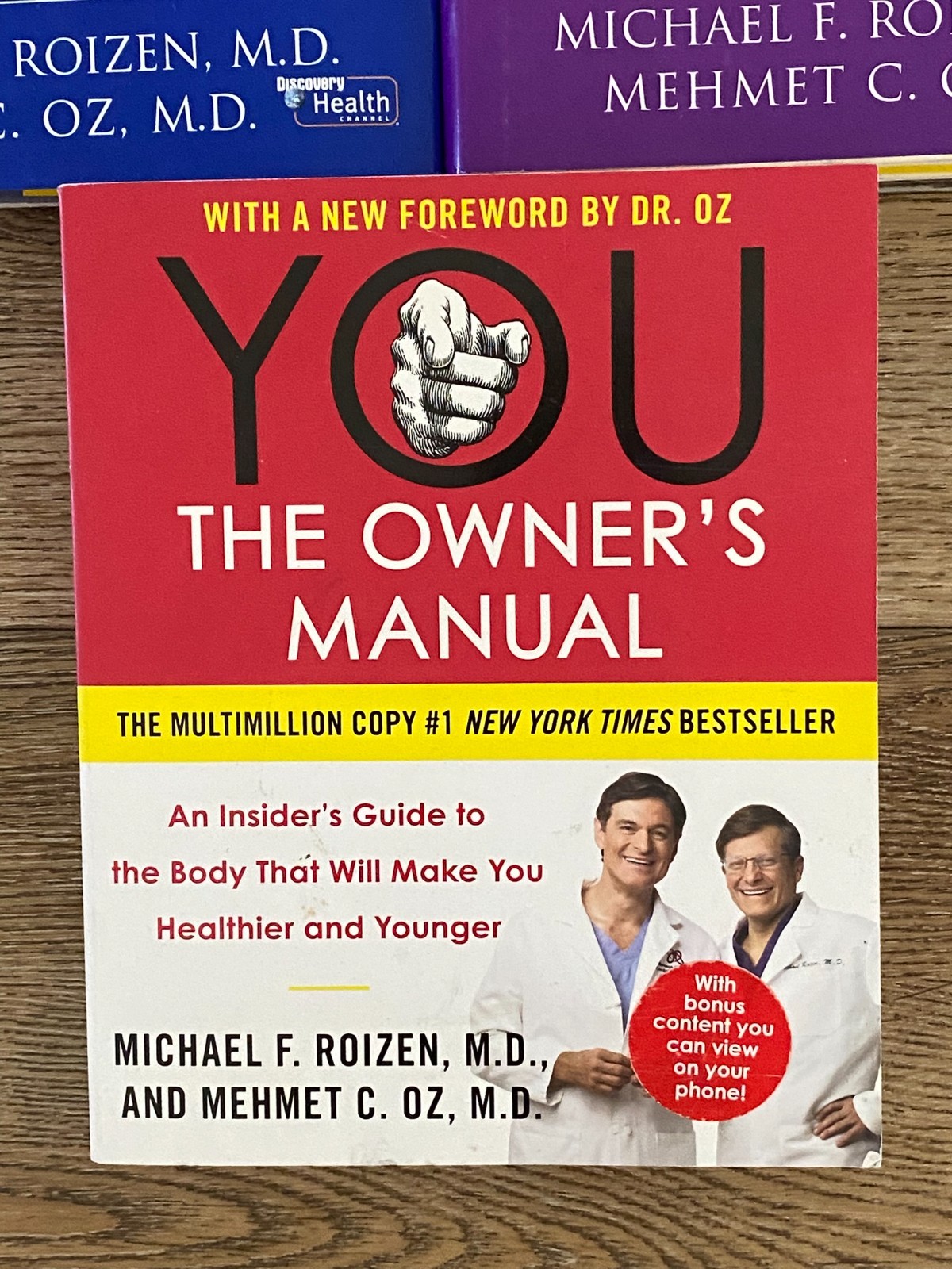 Lot of 3 “You” books by Dr. Oz & Dr. Roizen “Being Beautiful” “You on a Diet”..