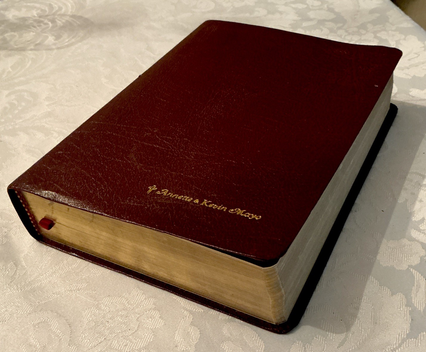 NLT Life Application Study Bible Bonded Leather Burgundy Red Letter Tyndale 1996