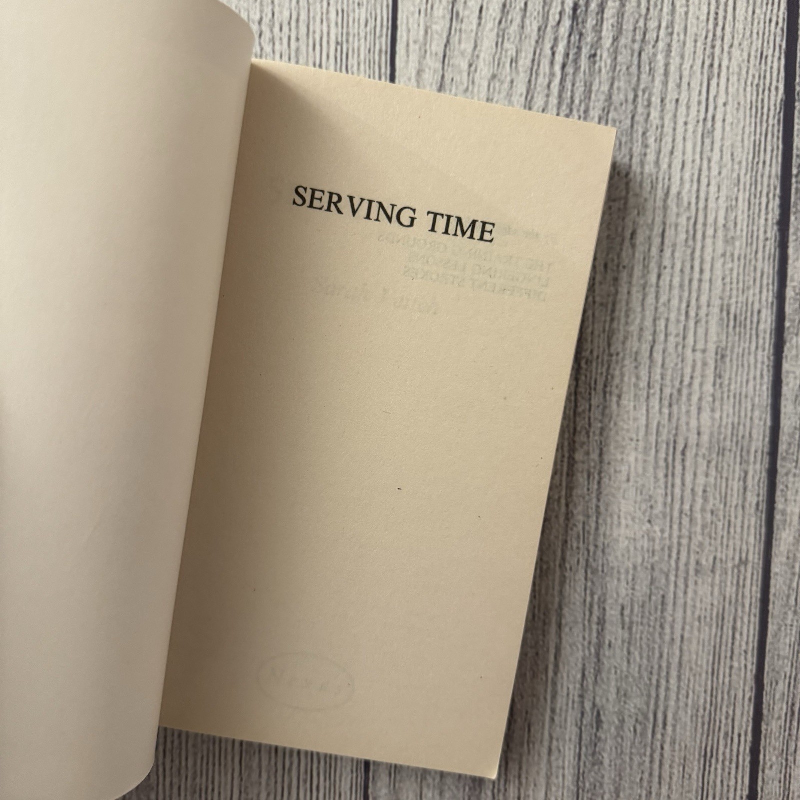 Serving Time Sarah Veitch Vintage Erotic Smut Adult BDSM PB 1995 Nexus