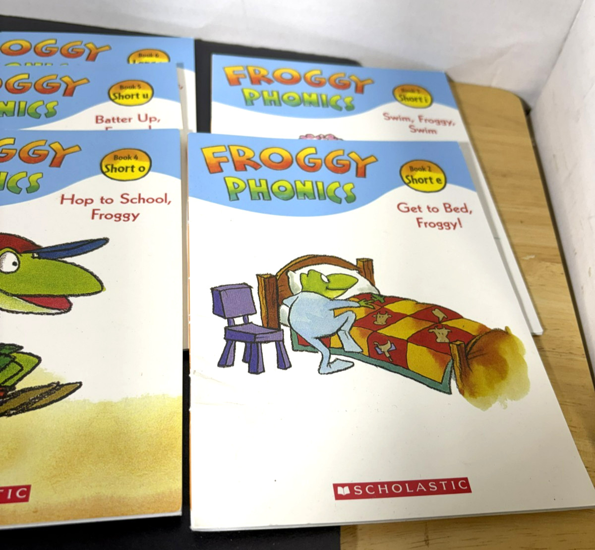 Lot of 8 FROGGY Series Books by Jonathan London – Kids Scholastic RL 1 & 2