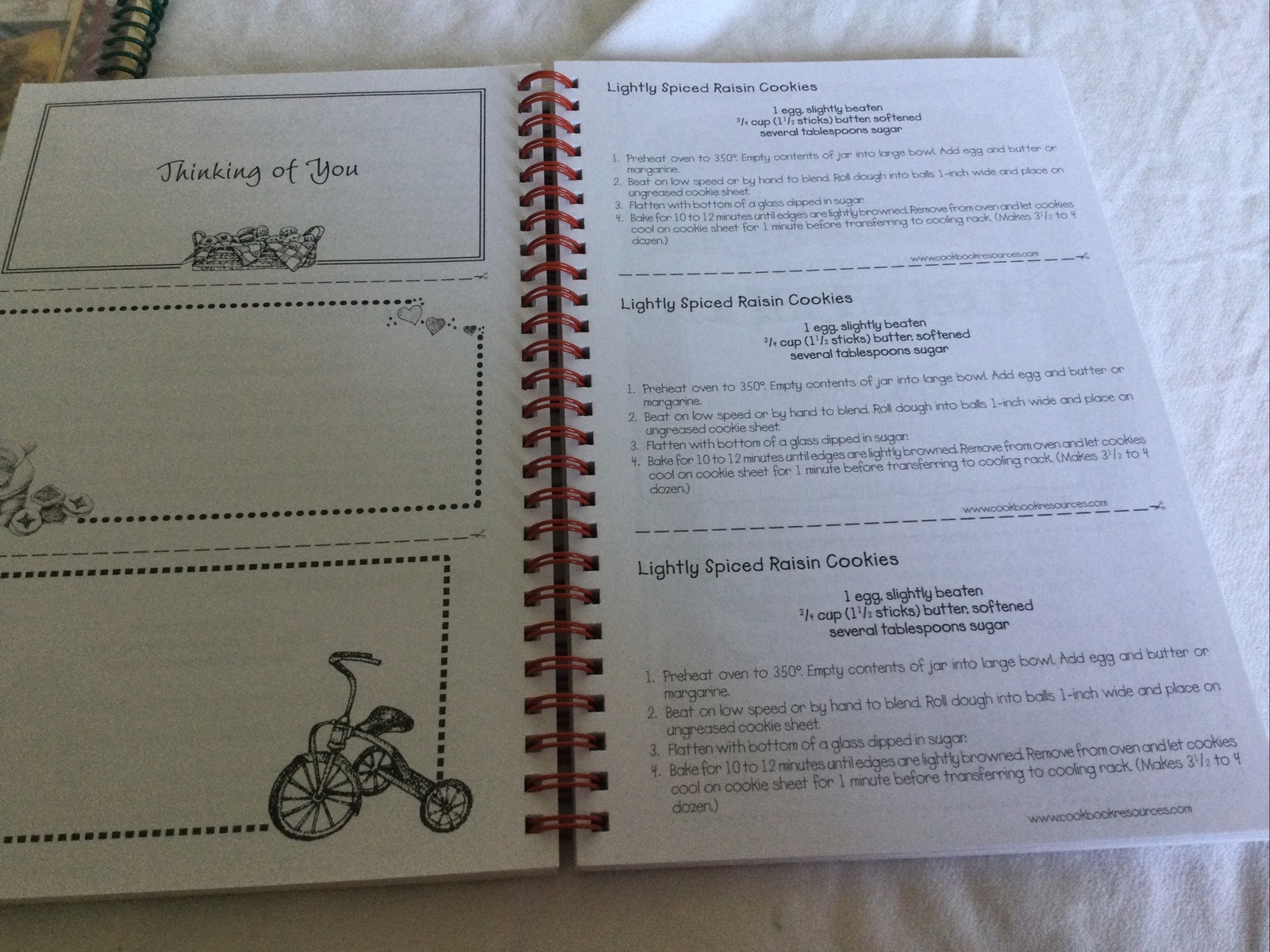 2 Spiral-bound Books: Gifts From a Jar Cookies Muffins Gifts for the Cookie Jar