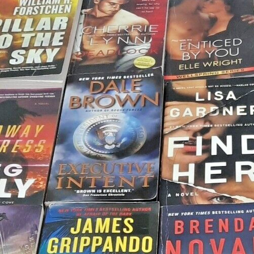 Bulk Lot of 6 Romance Fiction Novels Paperback Books from Random Authors
