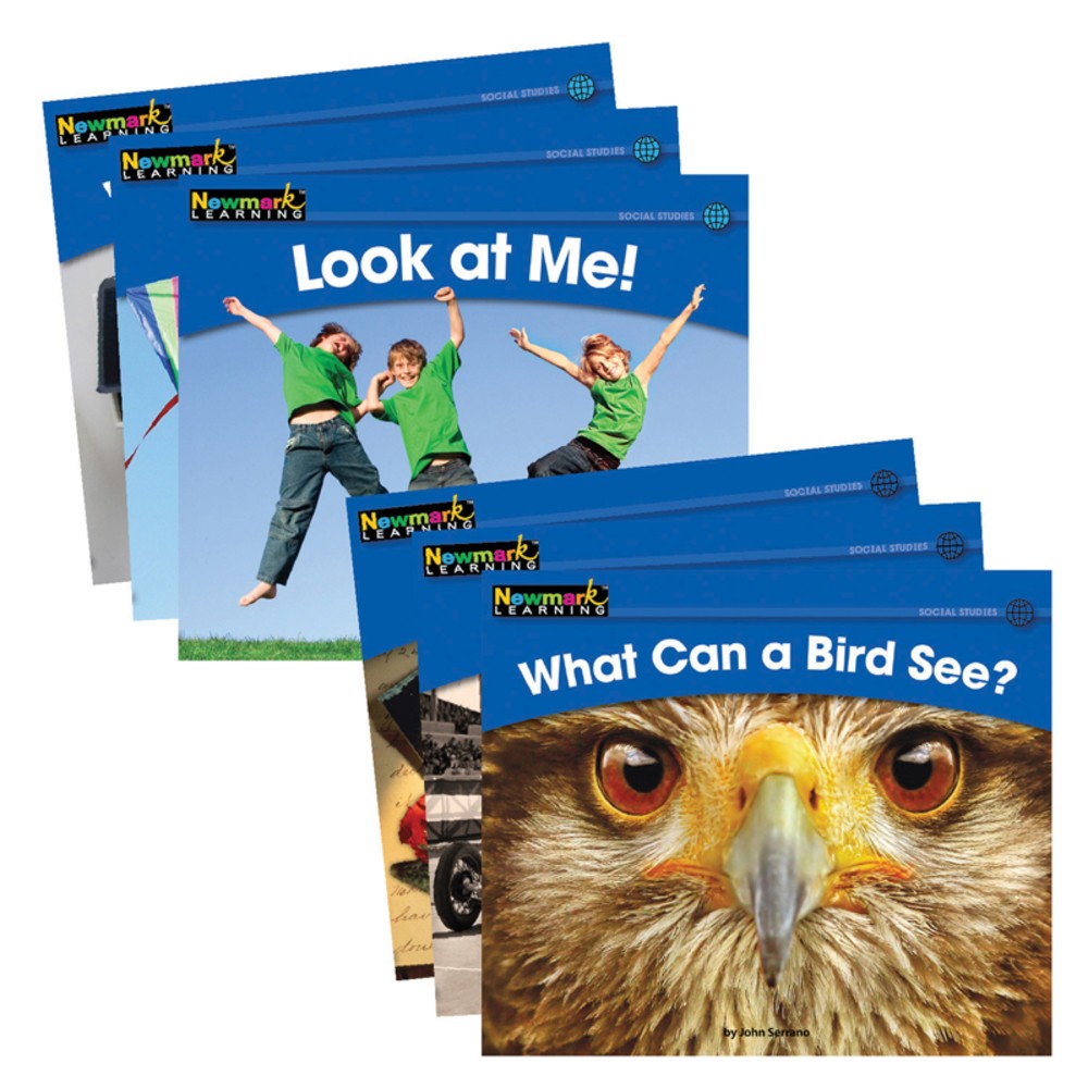 NEWMARK LEARNING NL-0524 Rising Readers Social Studies Single-Copy Set Volumes