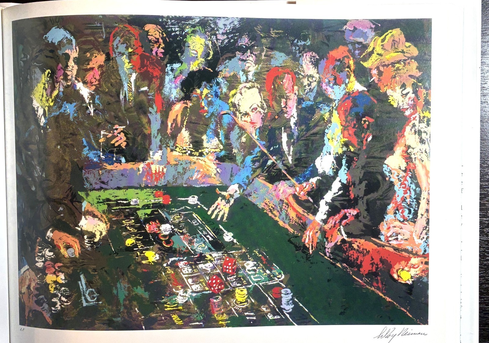 The Prints of LeRoy Neiman 1980-1990 Big HC w/ EX DJ ist Edition FREE Shipping