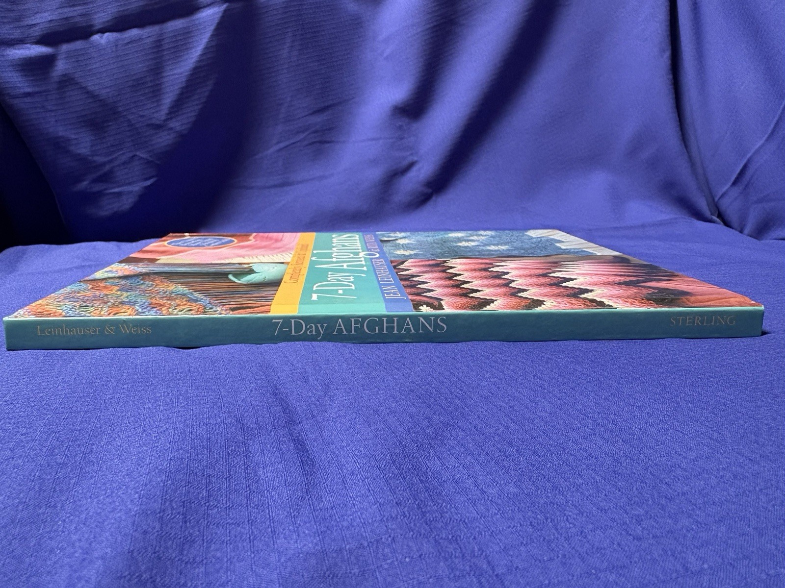 7-Day Afghans Crochet Pattern Book Jean Leinhauser Rita Weiss HC 2005