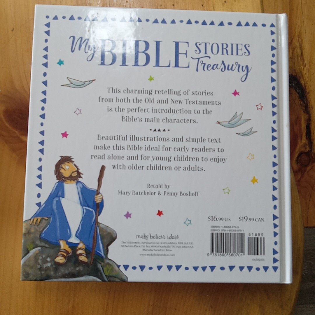 My Bible Stories Treasury By Mary Batchelor & Penny Boshoff Hardcover 250 Pages