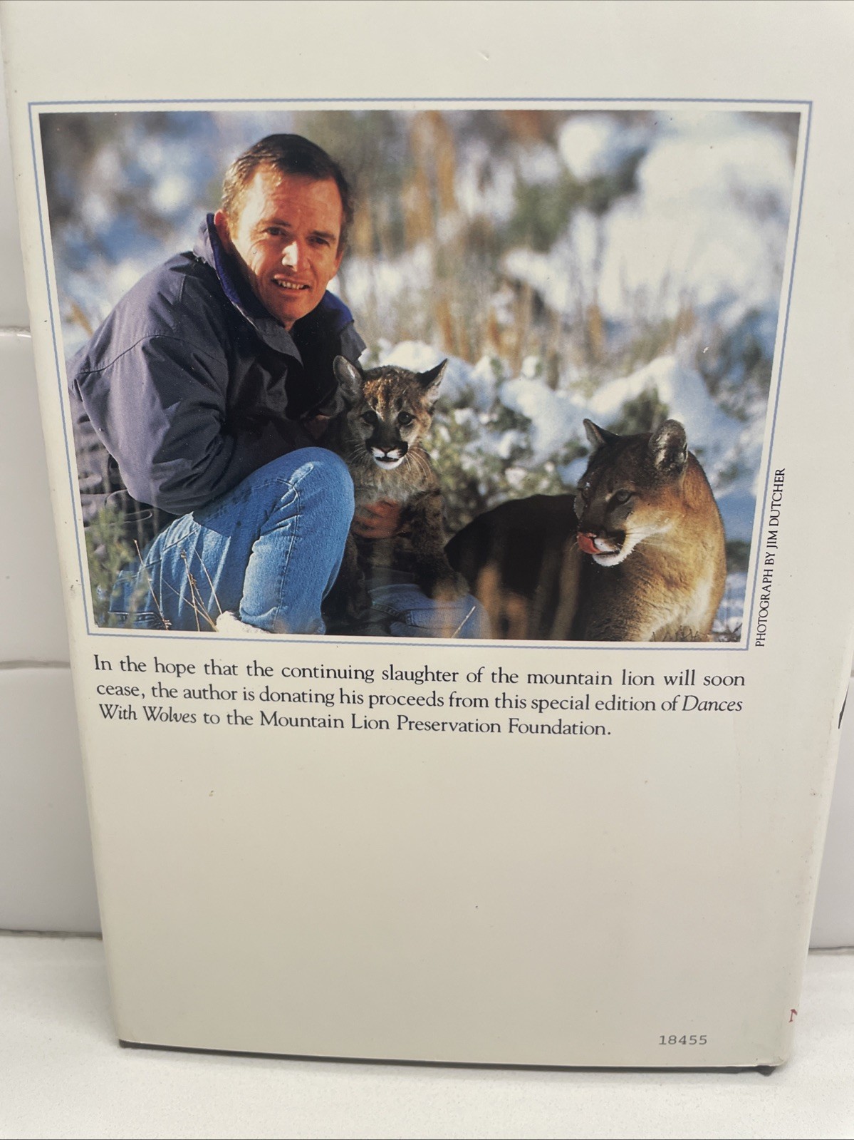 Dances with Wolves by Michael Blake; Book Club Edition, 1991, VG+ / VG