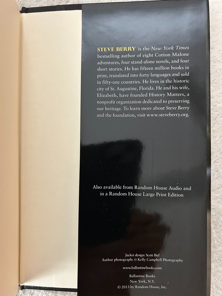 Steve Berry, Venetian Betrayal; Paris Vendetta; Emperor’s Tomb; King’s Deception