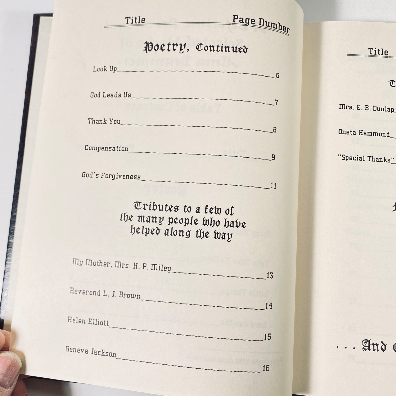A LIFETIME DEVOTIONAL Selected Works of Alma Brammer 1990 – Self Published